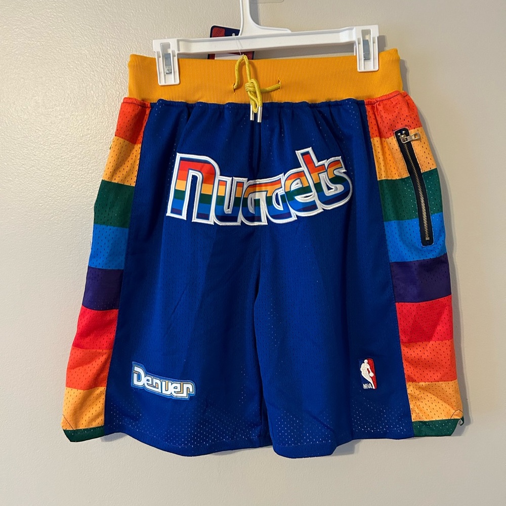 NBA Denver Nuggets Rainbow Shorts